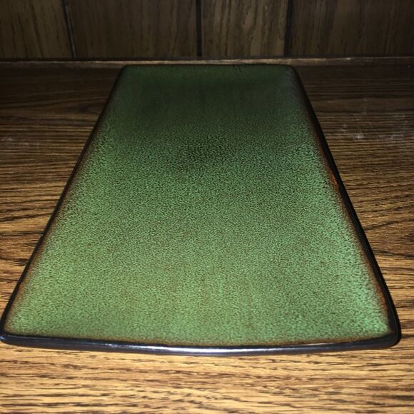 Gabbay Pottery Serving Tray Green Fusion Wasabi - Picture 4 of 9